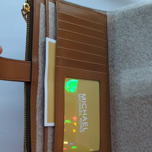 NWT Michael Kors Jet Set Double Zip Wristlet - Picture 5 of 7